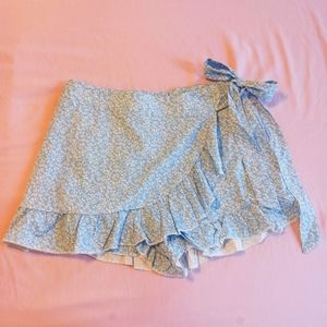 🩷Tie-Up Flower Print Skort🩷